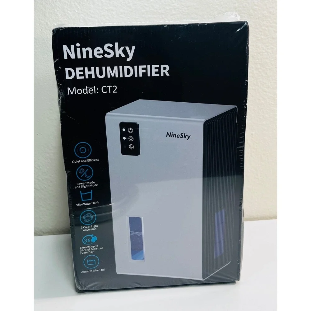 Dehumidifiers for Home, 1000 Sq.Ft Dehumidifier with 95oz Water Tank